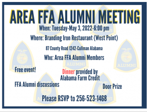 Area FFA Alumni Meeting