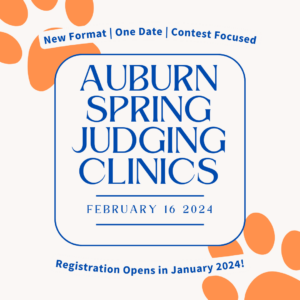 Spring Judging Clinics